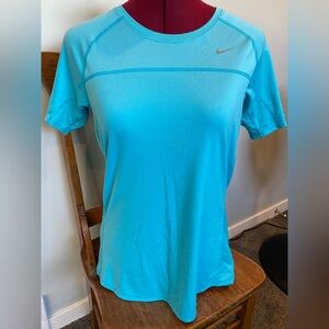 Nike Dri-Fit Women's Blue Short Sleeve Activewear Tee